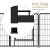 6 Panels Heavy Duty Metal Playpen with door,31.7"H Dog Fence Pet Exercise Pen for Outdoor, Indoor