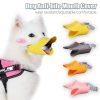 Adjustable Dogs Anti-bite Mouth Cover Muzzle Silicone Duck Mouth Mask For Dog Stop Barking Dog Pet Mouth Cover Pet Dog Supplies