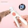 Dogs Nail Clipper Trimmer with LED light Grooming Tools for Pets; Nail clippers