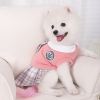 Sweet Bowknot Dog Sweater Dress; Winter Warm Pet Clothes; Costume For Small Medium Large Dog & Cat