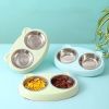 Pet Feeder Bowls for Puppy Medium Dogs Cats